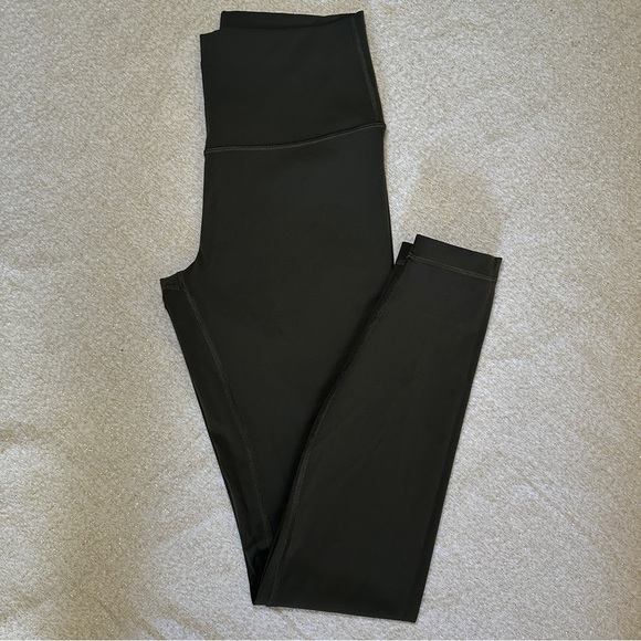 lululemon athletica Dark GreenHigh-Waisted Leggings